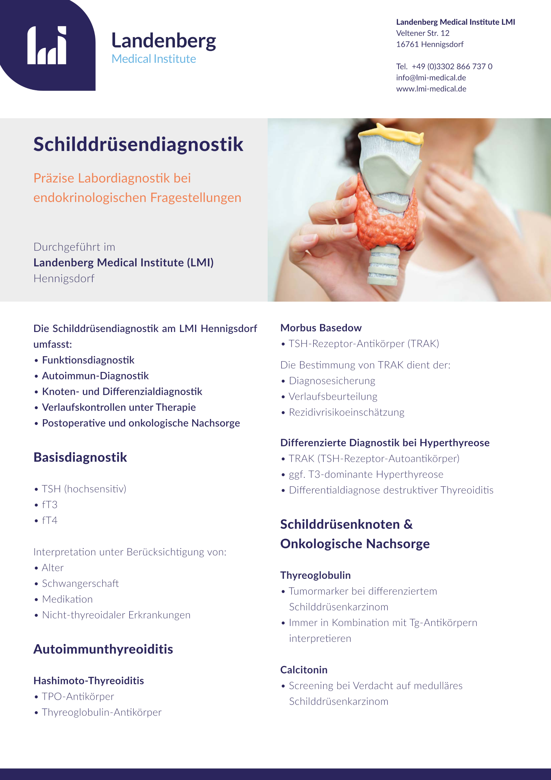 DinA4 Flyer Schilddrüsendiagnostik 2026 Webversion Seite 1