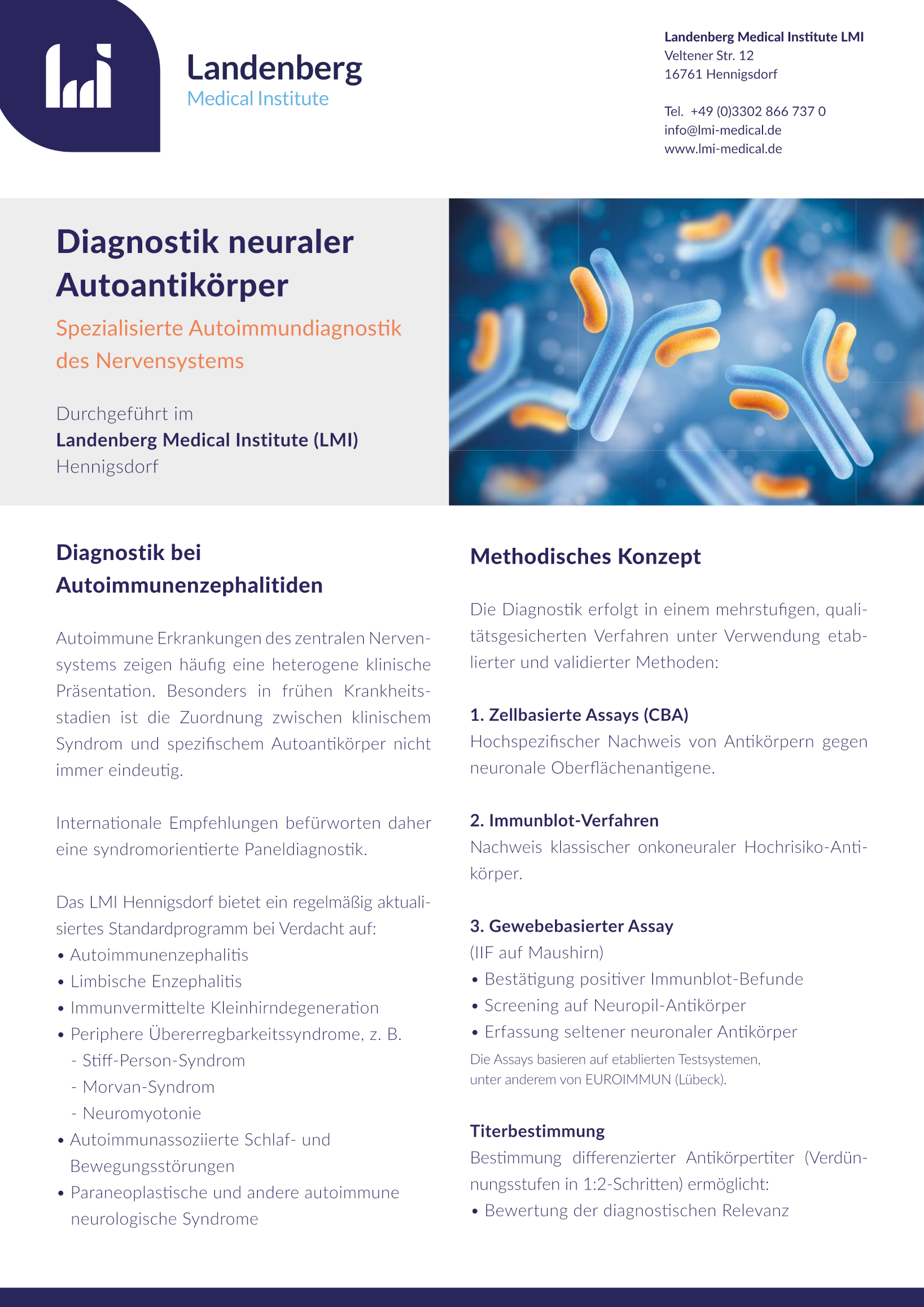 DinA4 Flyer Diagnostik neutraler Autoantikörper 2026 Webversion Seite 1