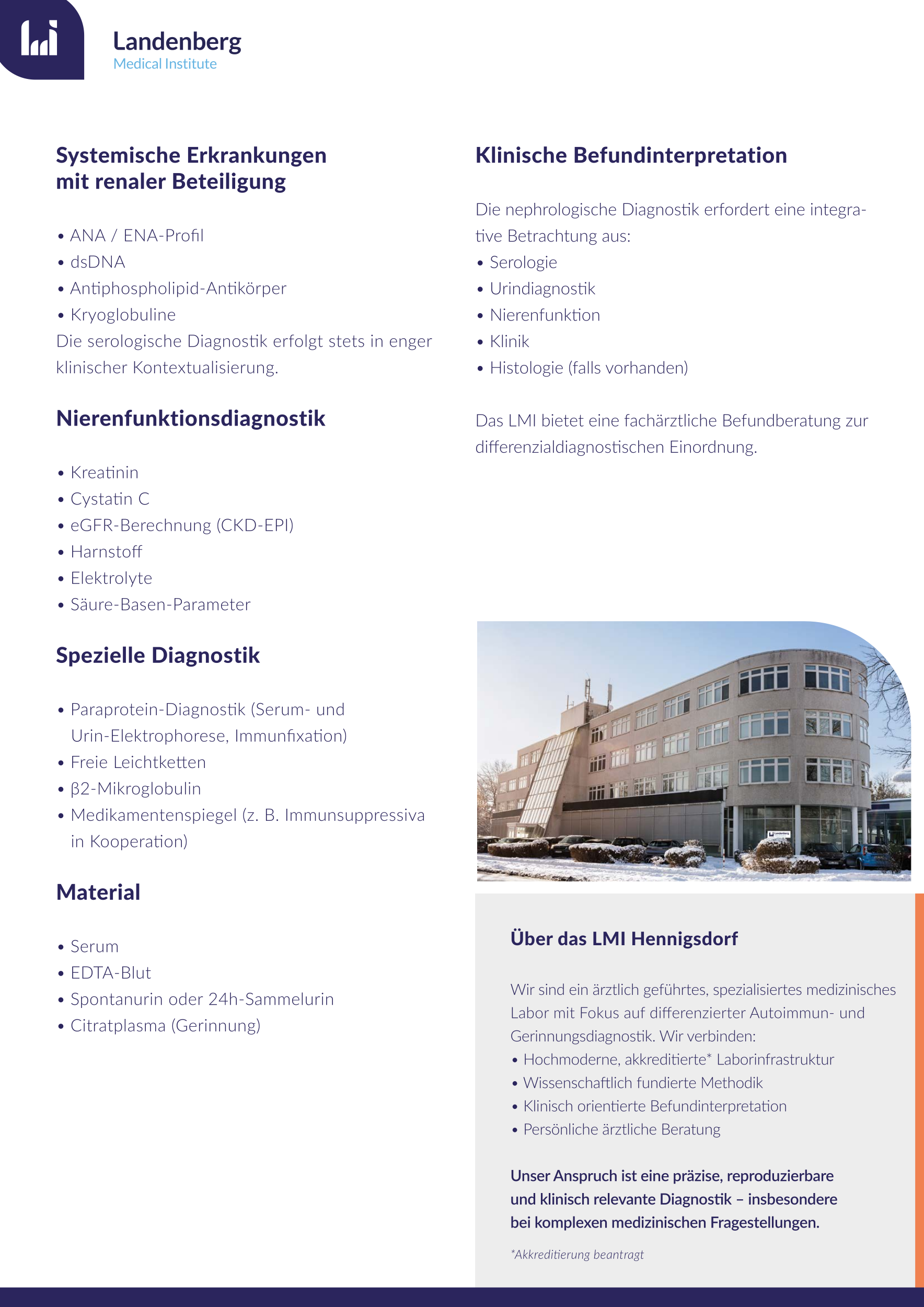 DinA4 Flyer Nephrologische Diagnostik 2026 Webversion Seite 2